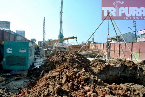 Flyover construction suspended from Monday for next 7 days Flyover construction suspended from Monday for next 7 days